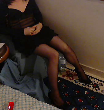 Nude pink or nylon black? (Crossdresser)  #35011615