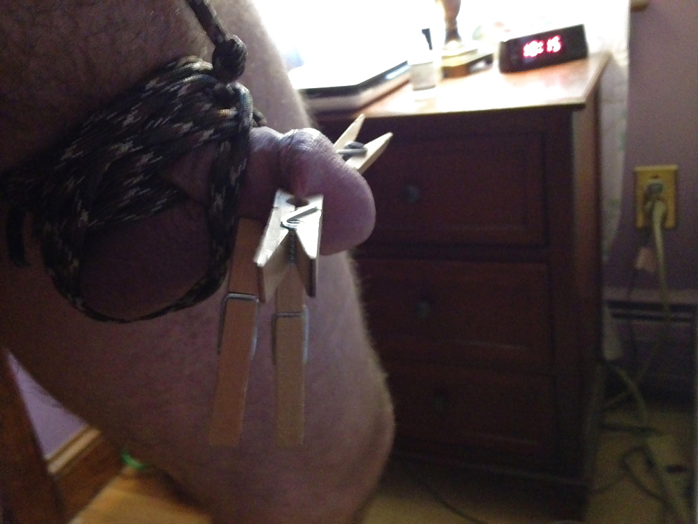 CBT tied balls and clothes pins #33664857