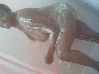 Thick Black Girl Taking A Bath #33776912