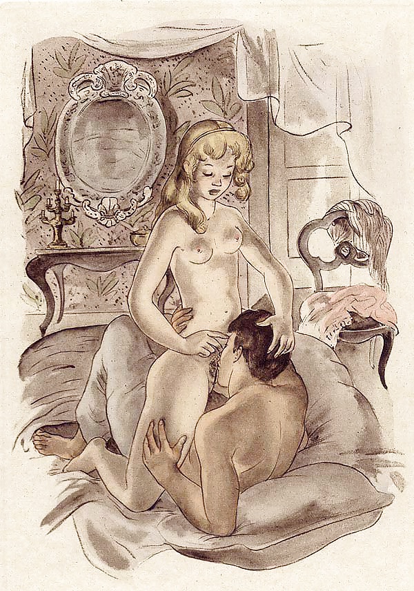 Vintage Erotic Drawings 12 #32855391
