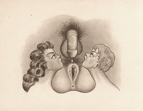 Vintage Erotic Drawings 12 #32855449