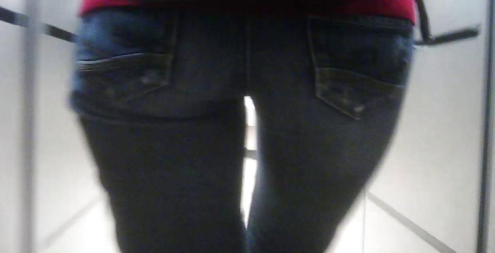 Nerd chick jeans ass
 #38007547