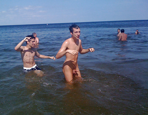 Caught erecting at nude beach #23903326