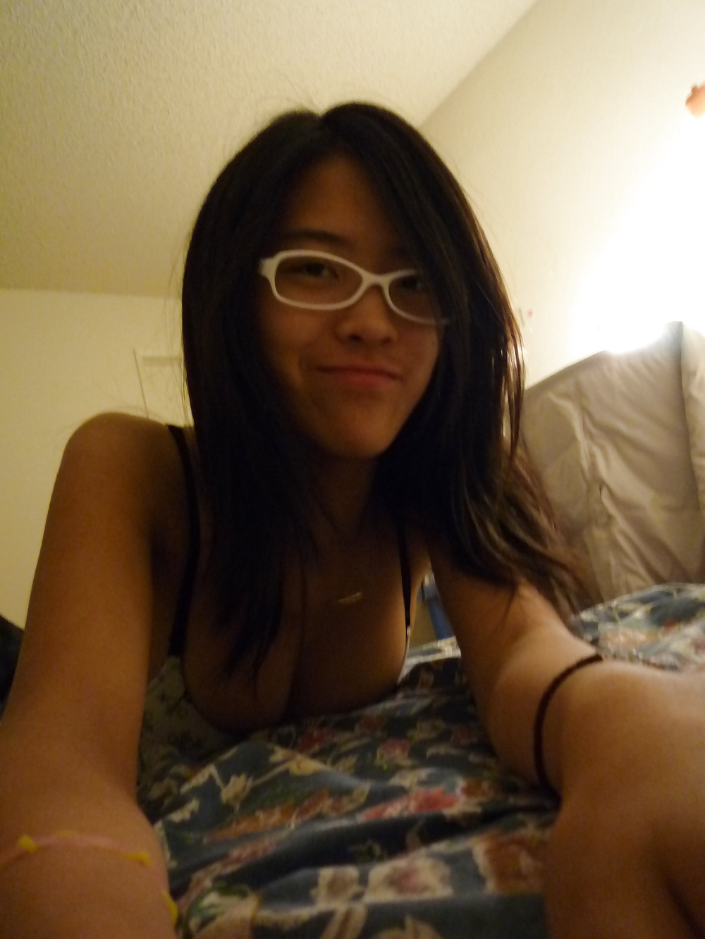 Sexy asian teen with glasses #30188243