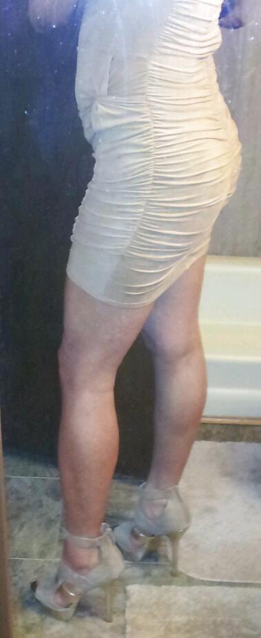 My new dress and heels