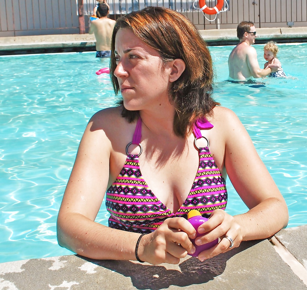 Brunette Wife Rocio In Her Bathing Suit #24720932