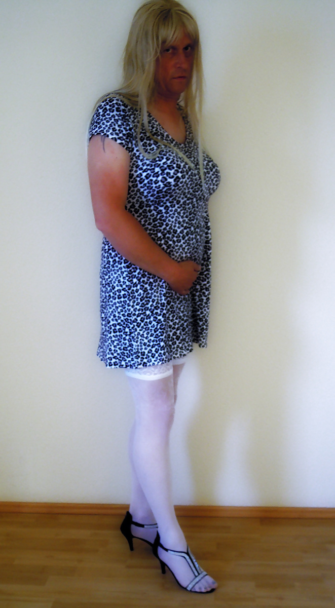 Leopardenkleid und Strapse #34228786