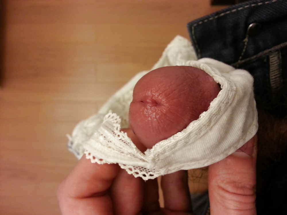 Playing with my wife's thongs #35990827