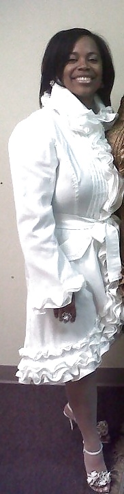 Ebony Babes Wearing White Stockings & Pantyhose #25160313