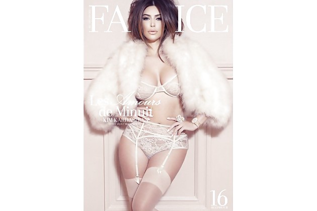 Kim Kardashian Ist Französisch Magazin Factice #35660037