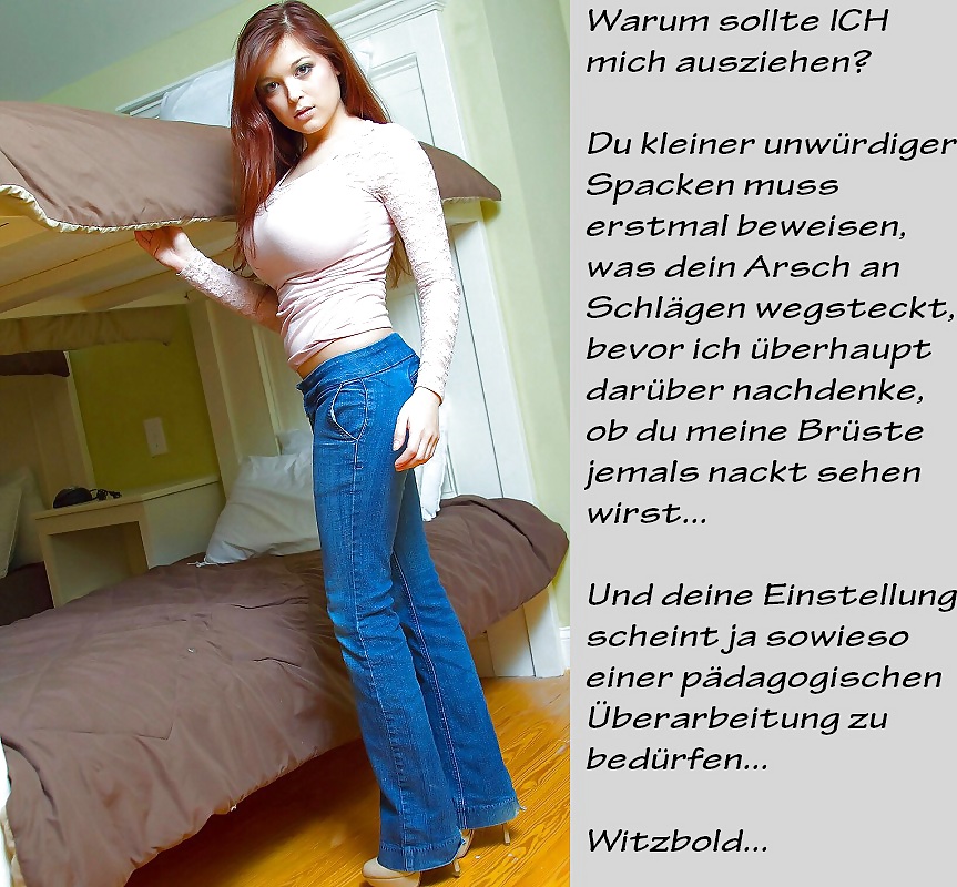 Femdom captions german part 38 #24280208
