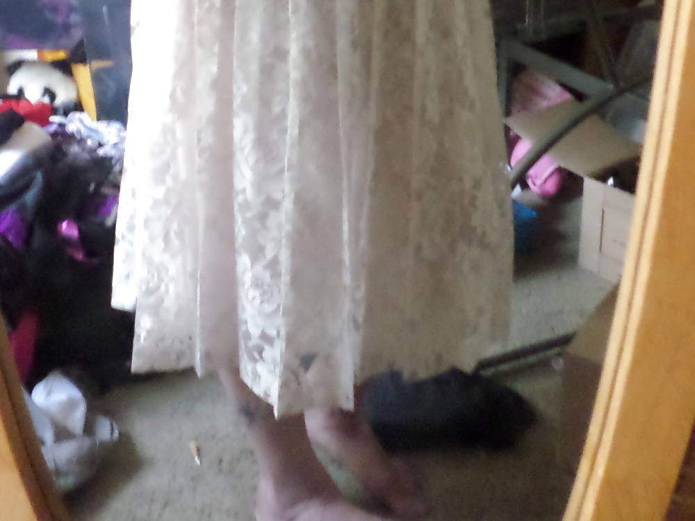 White lace dress #30574158