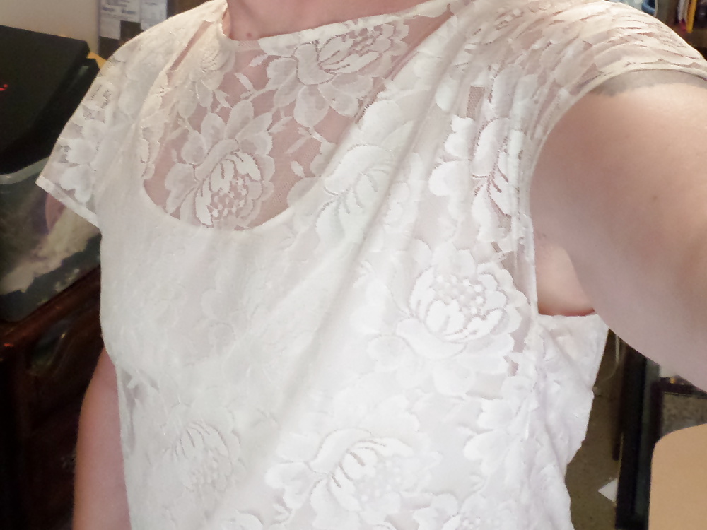 White lace dress #30574163