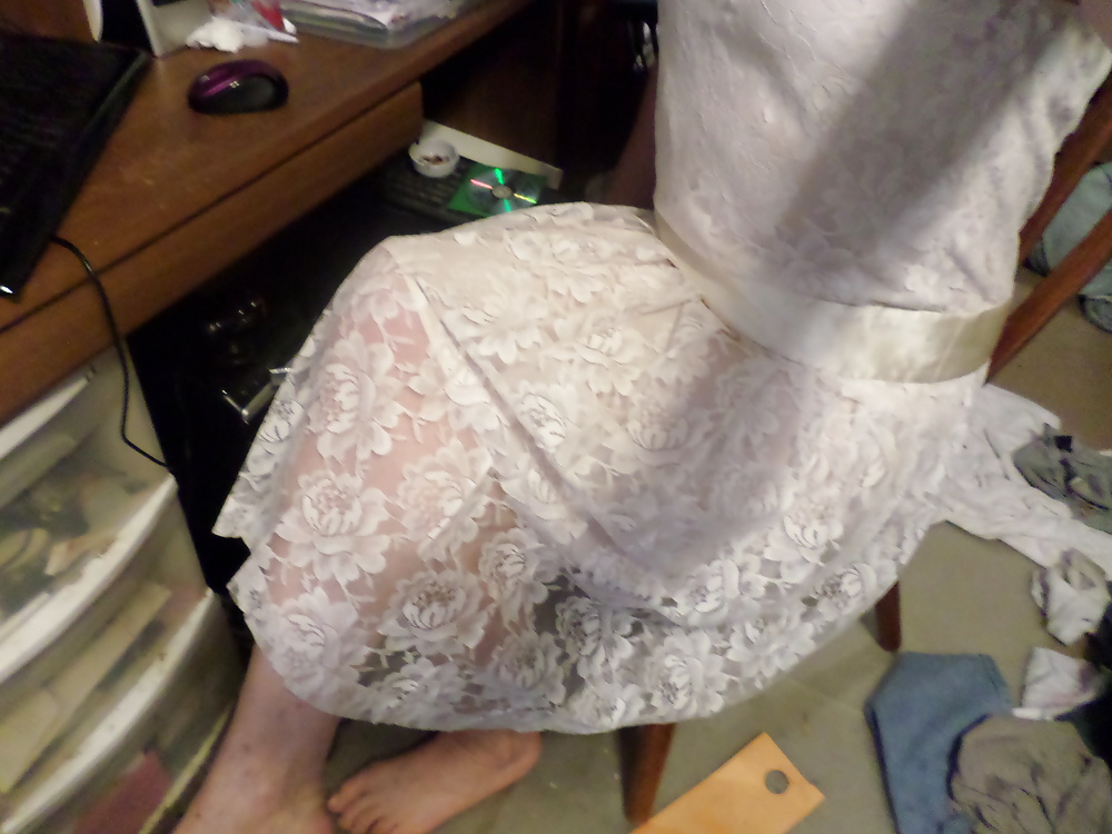 White lace dress #30574175