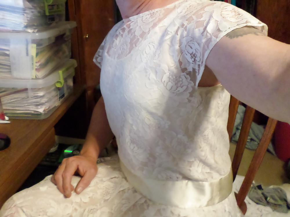 White lace dress #30574198