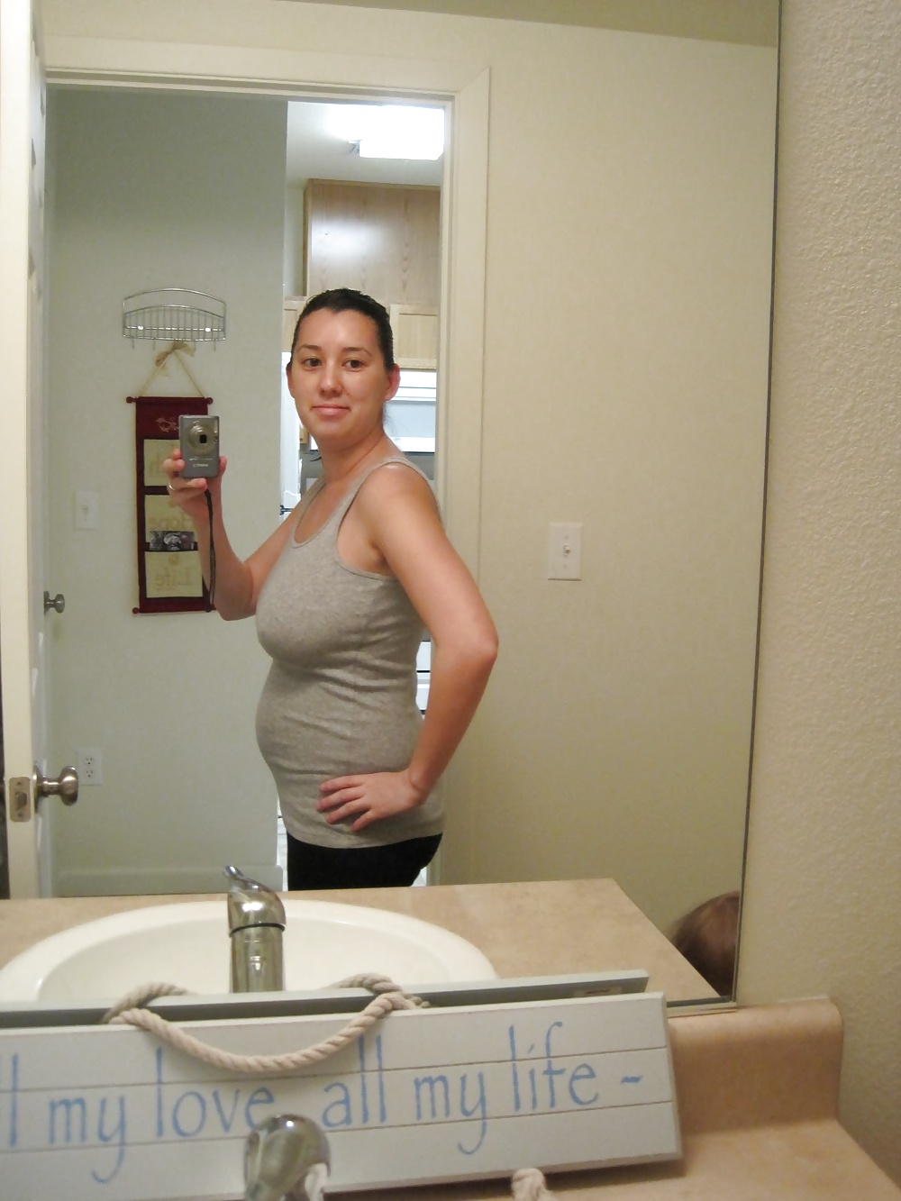 Pregnant amateur private colection...if you know her. #26852793