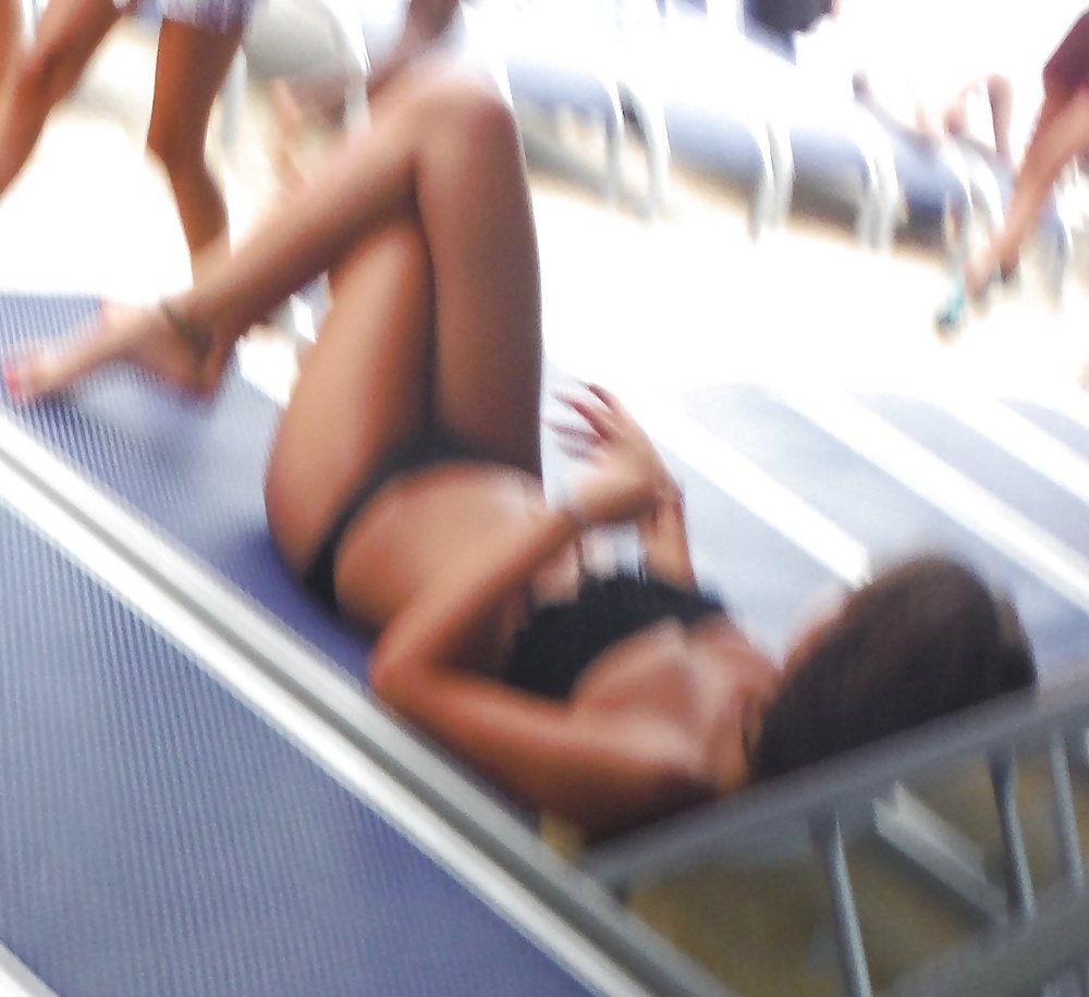 Cute Italian teen butt & ass at bikini pool  #29000654