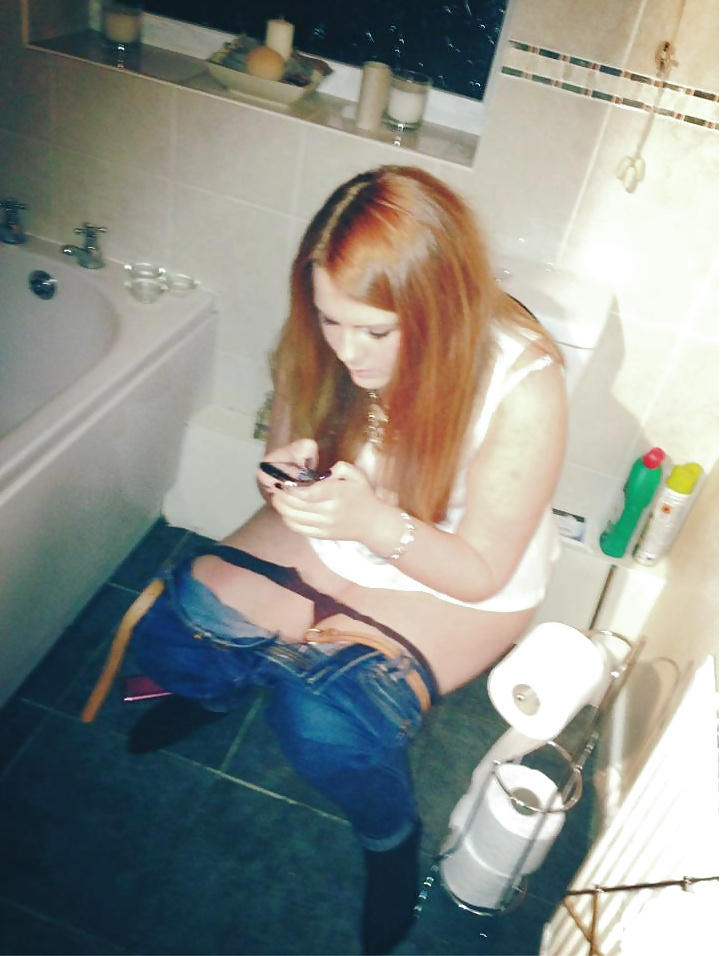 Claire on toilet #27190865