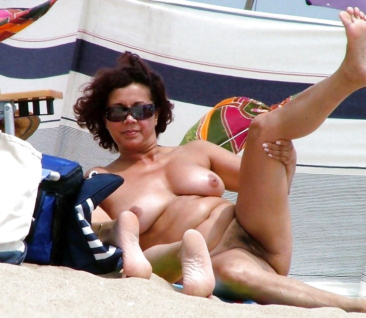 Mature women on the beach - 3 #35035455