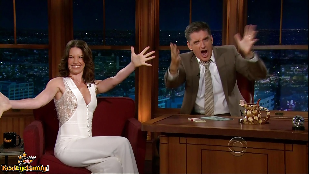 Evangeline Lilly HOT in WHITE OVERALL #25998450