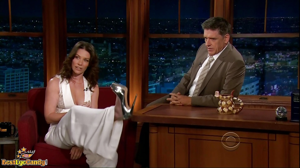 Evangeline Lilly HOT in WHITE OVERALL #25998472