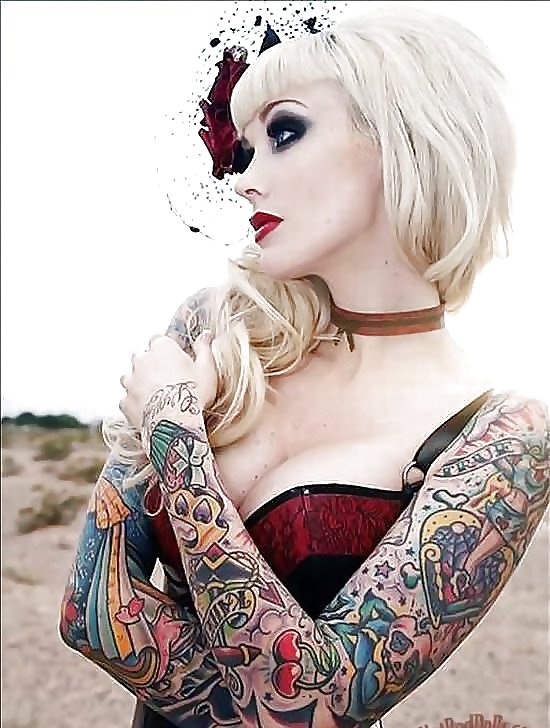 BEAUTIFUL YOUNG GODDESSES : INKED BEAUTIES #37939236
