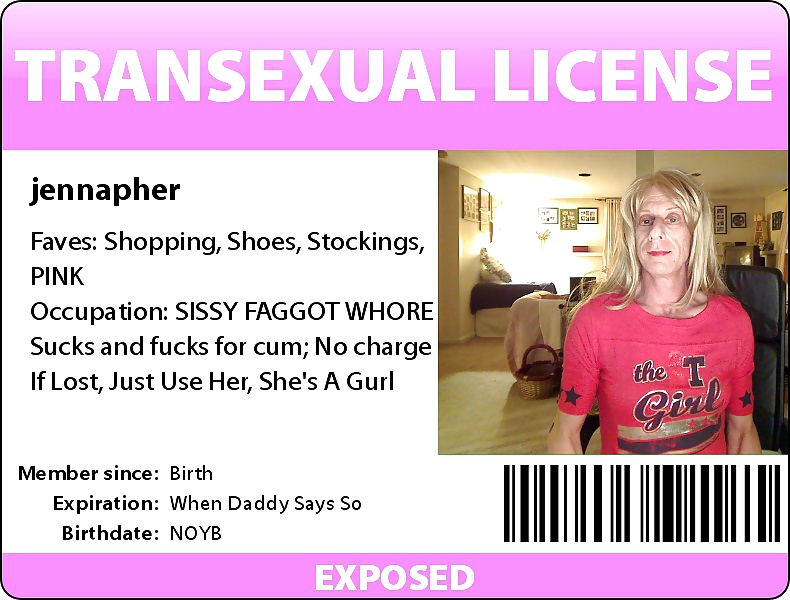 Sissy Faggot ID Cards #34292165
