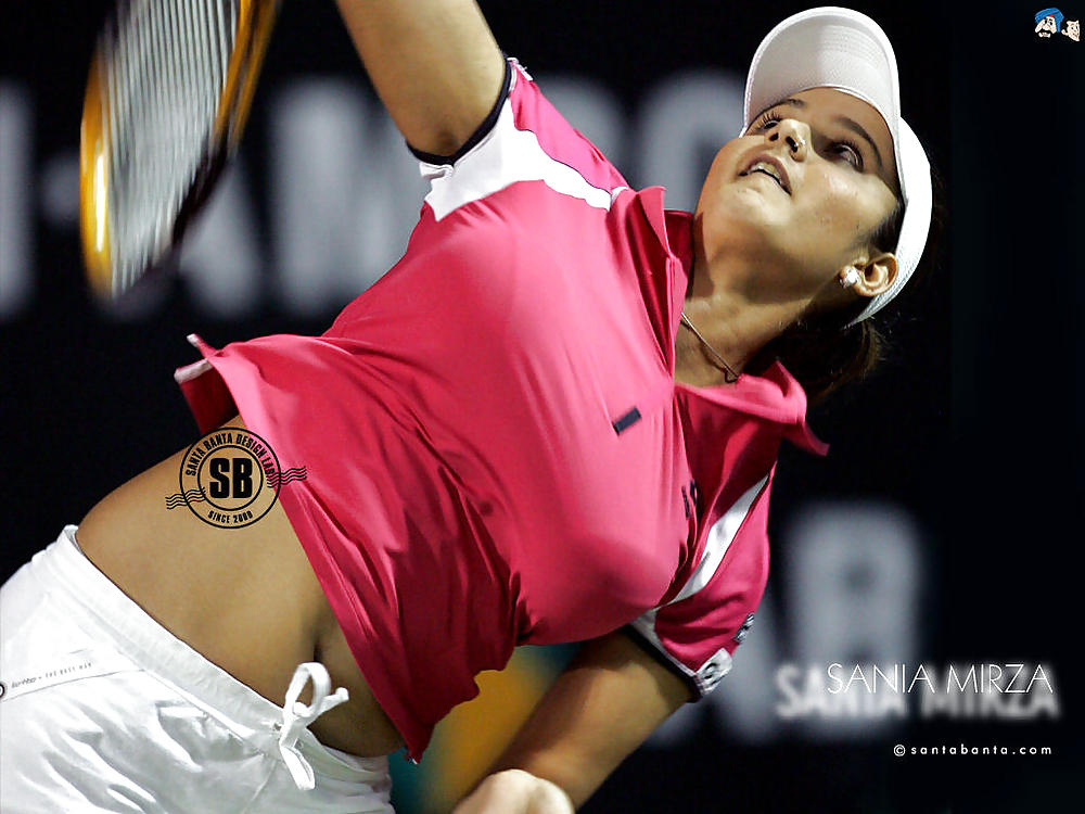 Joueur De Tennis Indien Chaud - Sania Mirza #37843400