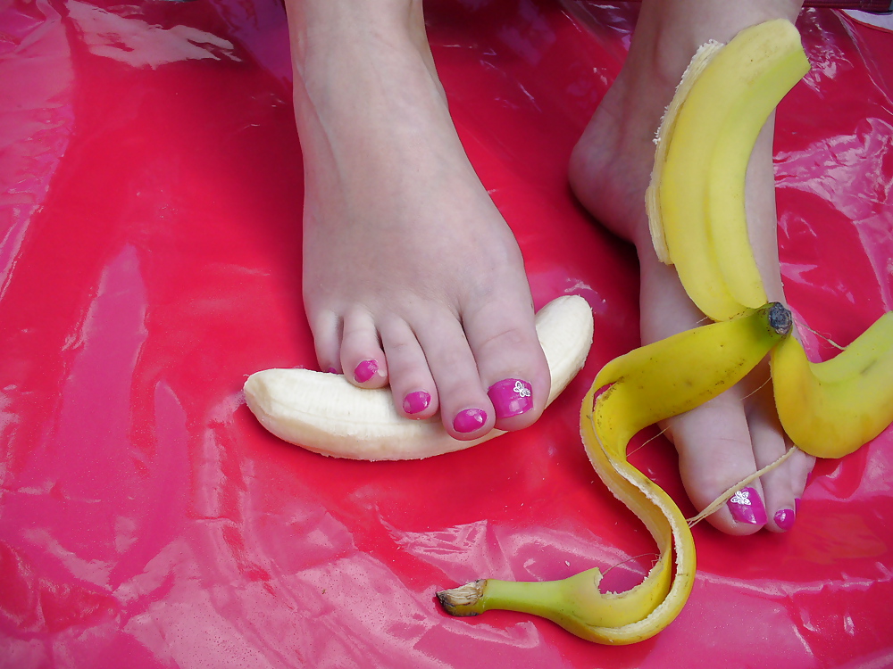 Barefeet and banana #38146176