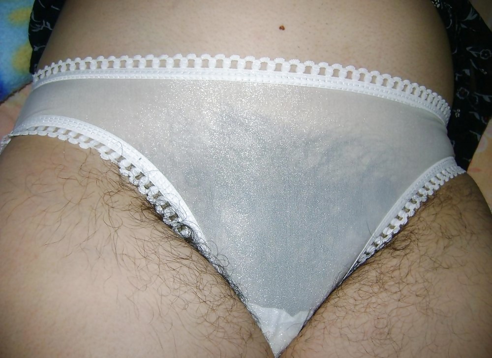 My hairy pussy beneath my white panties #33890831