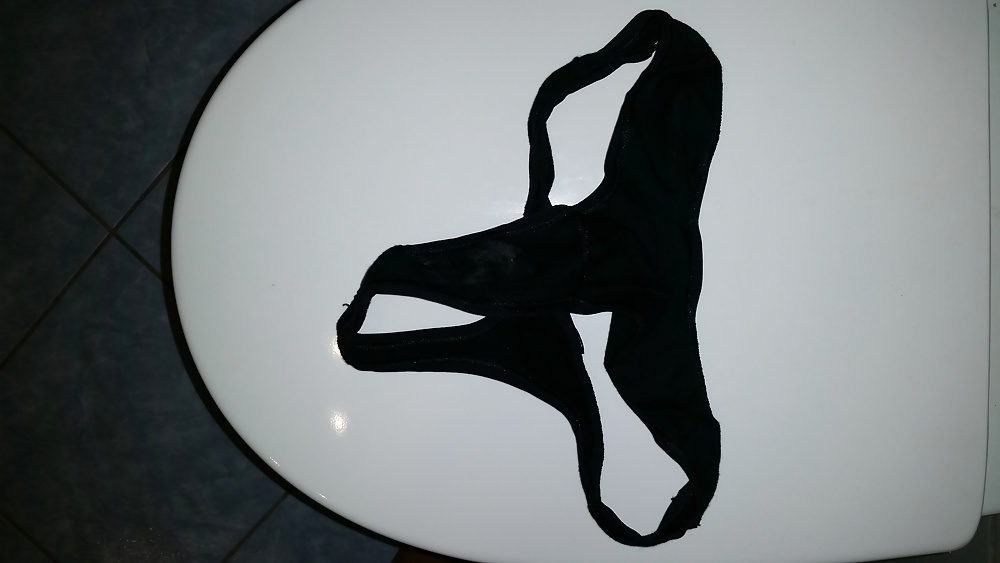 Getragener String Meiner Frau #32640749