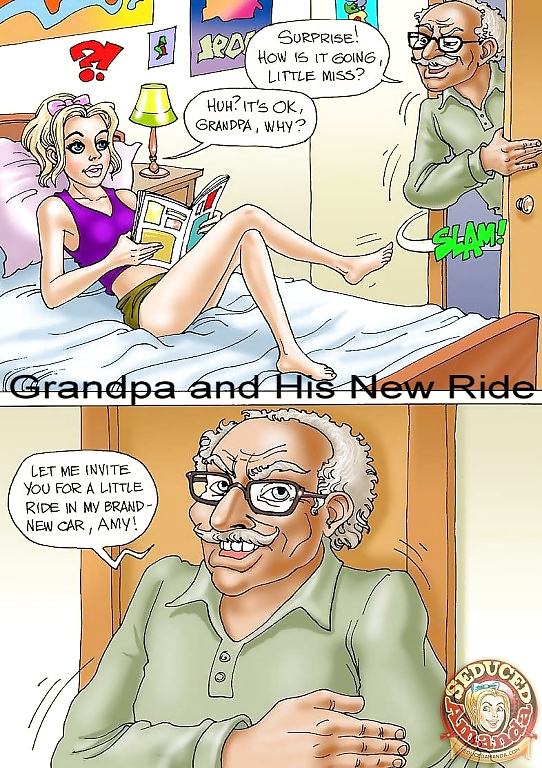 誘惑されたアマンダ - おじいちゃんと彼の新しい車
 #40086663