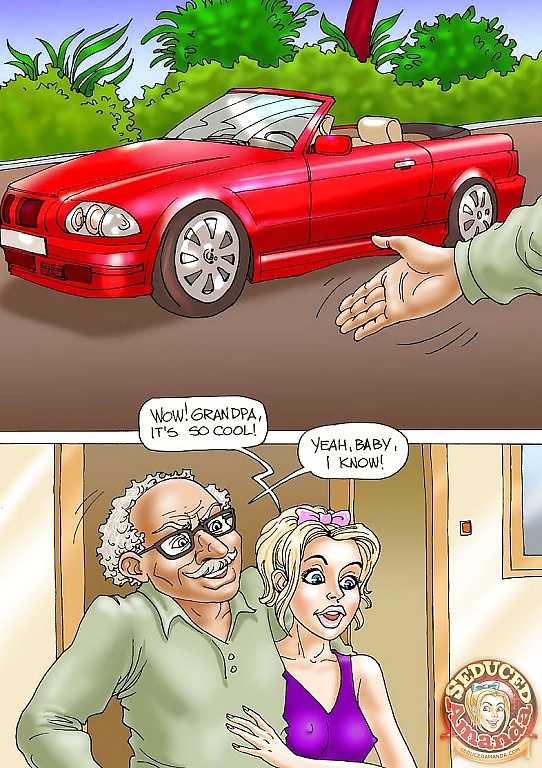 Seduced Amanda - Grandpa and His New Ride #40086673