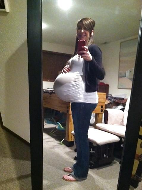 Huge Pregnant Belly 2 #37208856