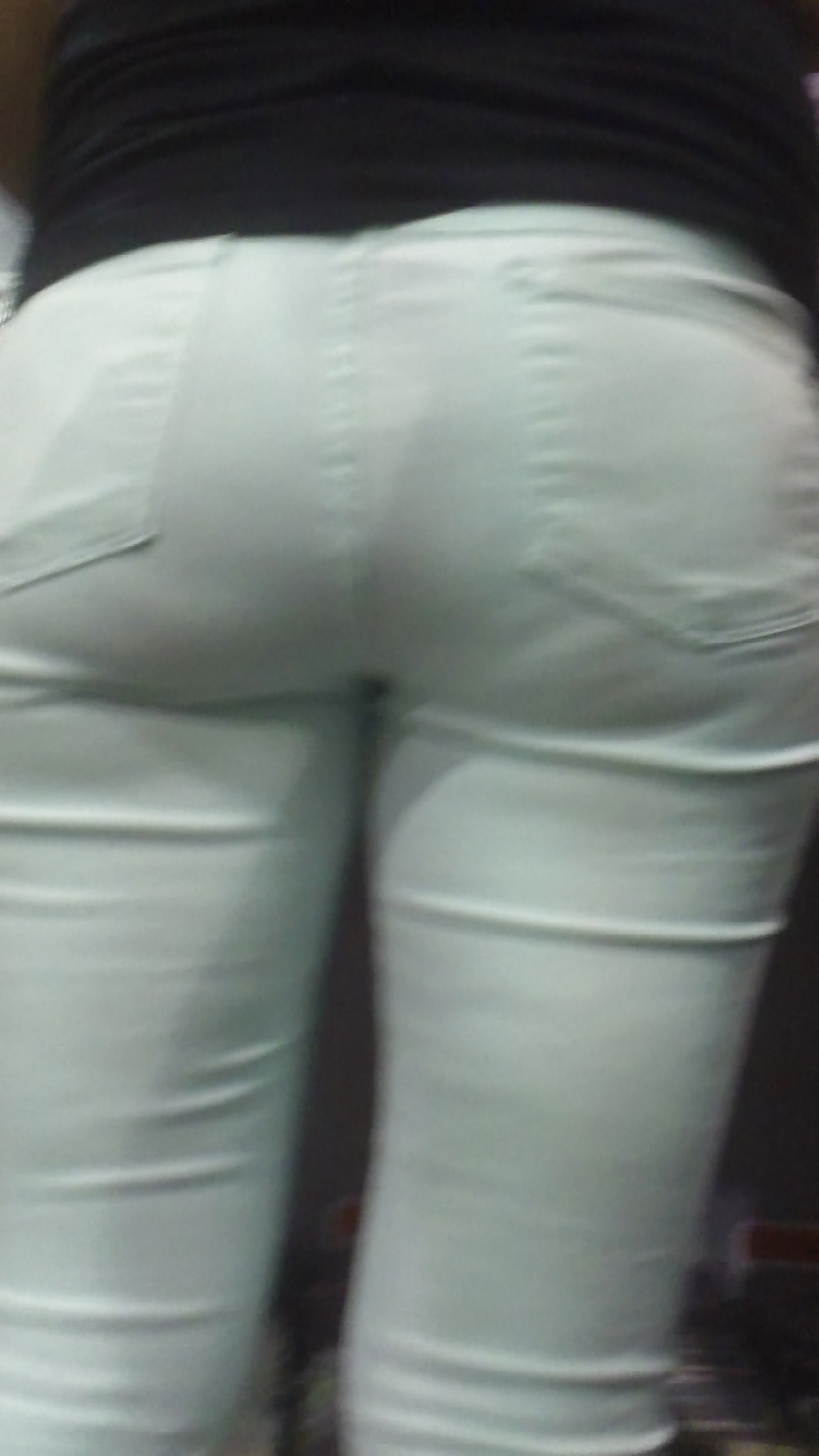 Big juicy teen ass & butt in jeans #32681779