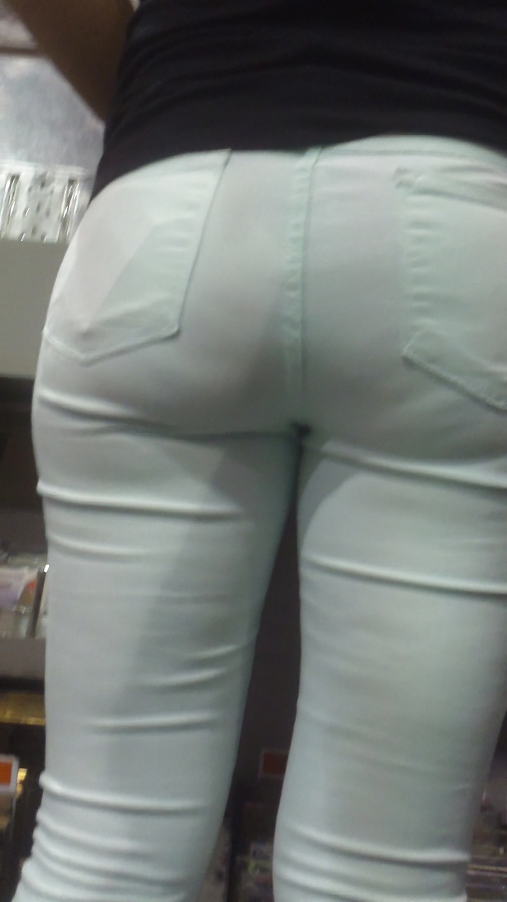 Big juicy teen ass & butt in jeans #32681782