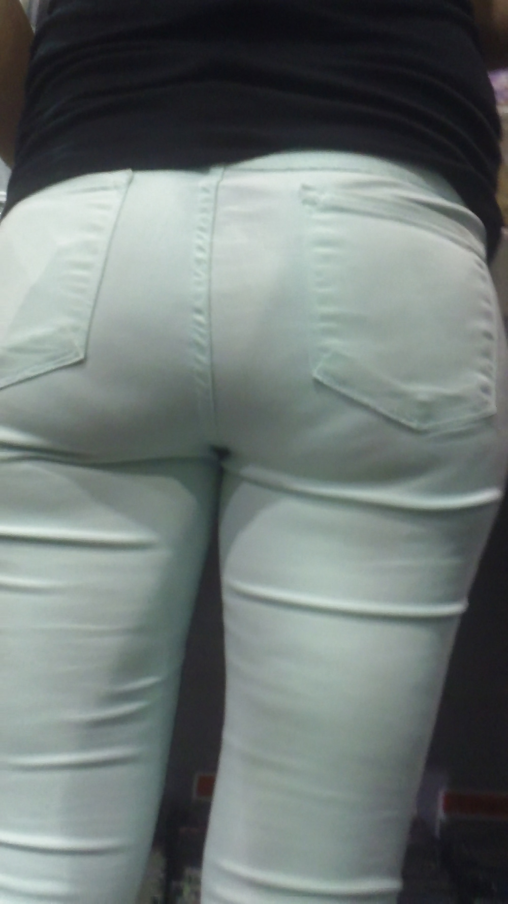 Big juicy teen ass & butt in jeans #32681805