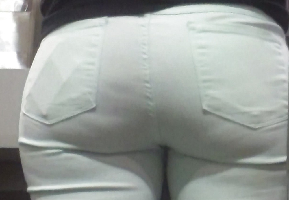 Big juicy teen ass & butt in jeans #32681913