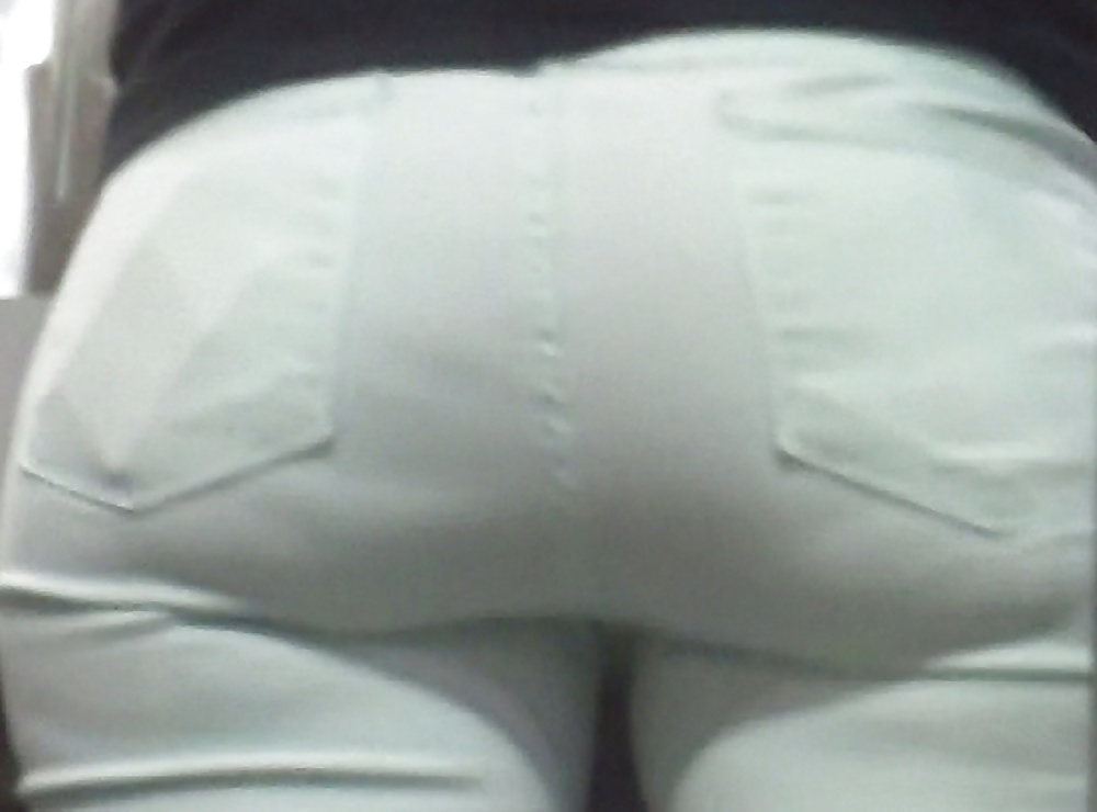 Big juicy teen ass & butt in jeans #32681988