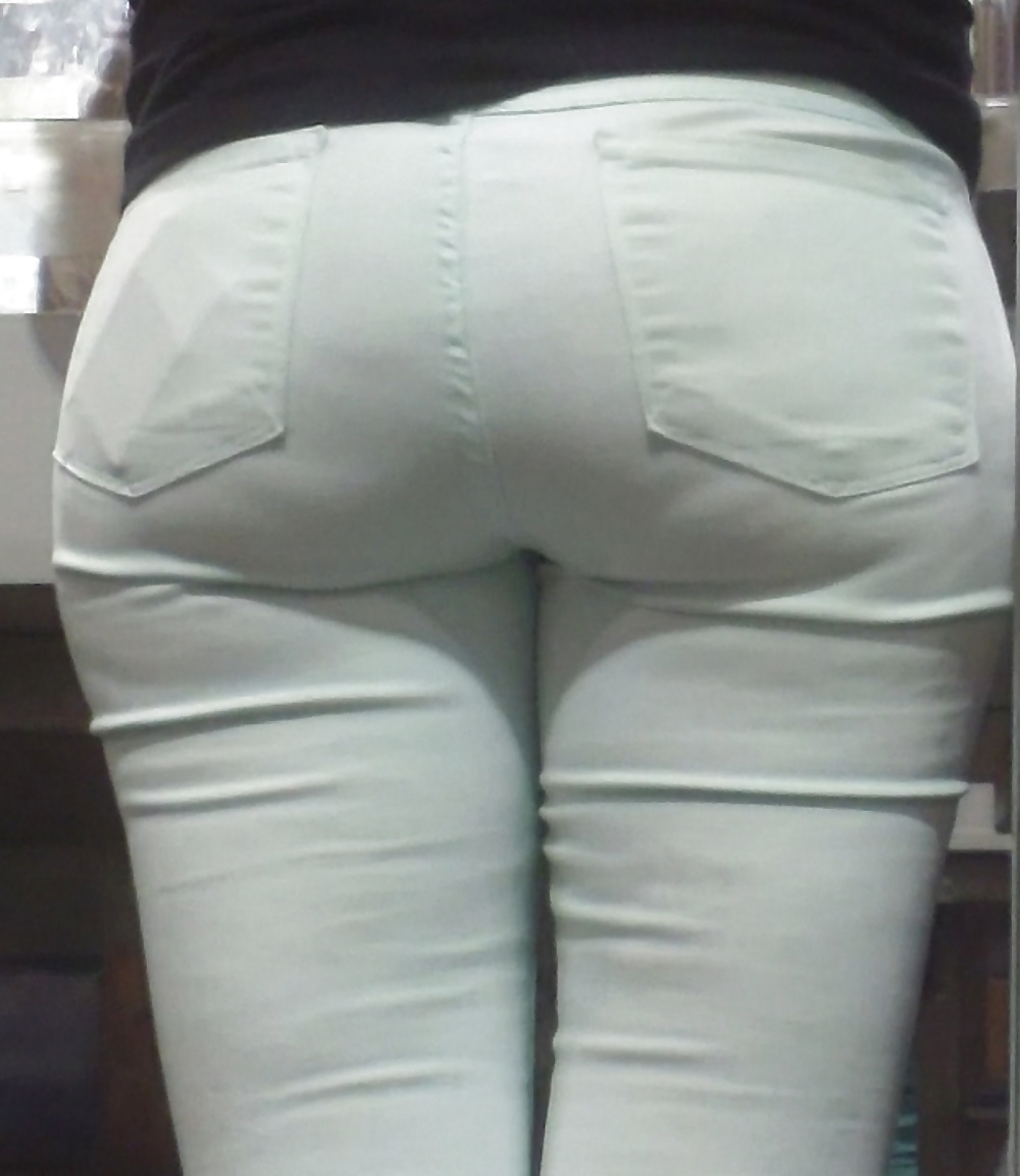 Big juicy teen ass & butt in jeans #32681995