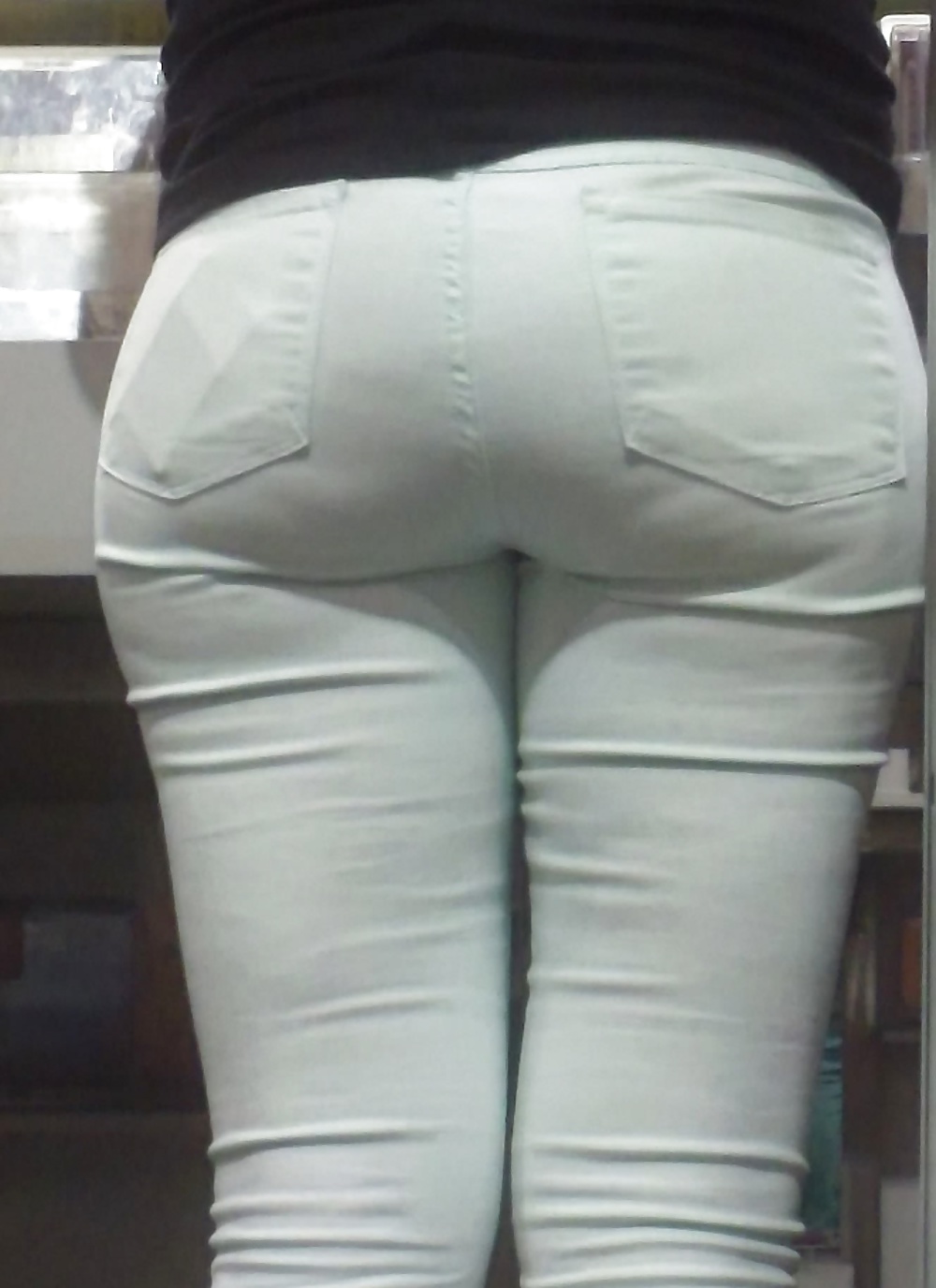 Big juicy teen ass & butt in jeans #32681999