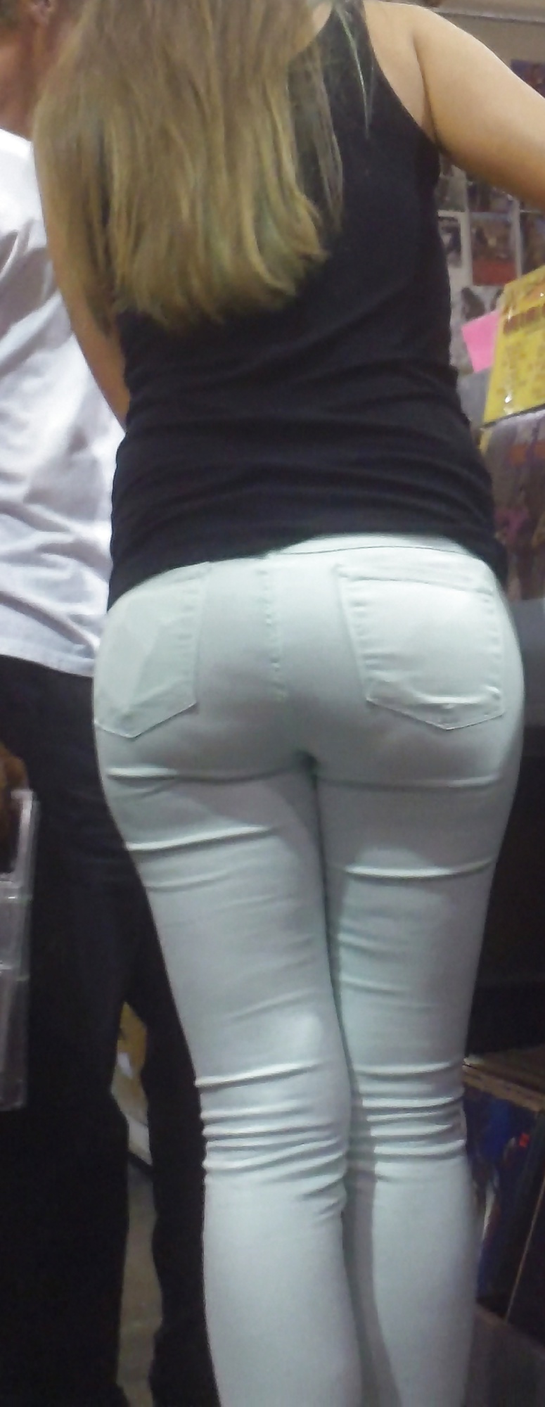 Big juicy teen ass & butt in jeans #32682035