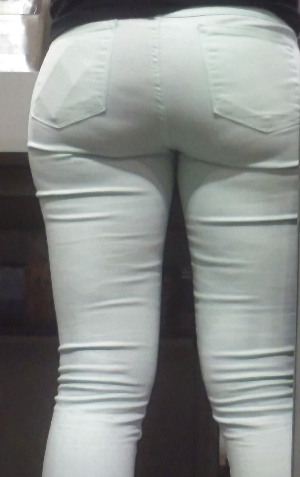Big juicy teen ass & butt in jeans #32682039