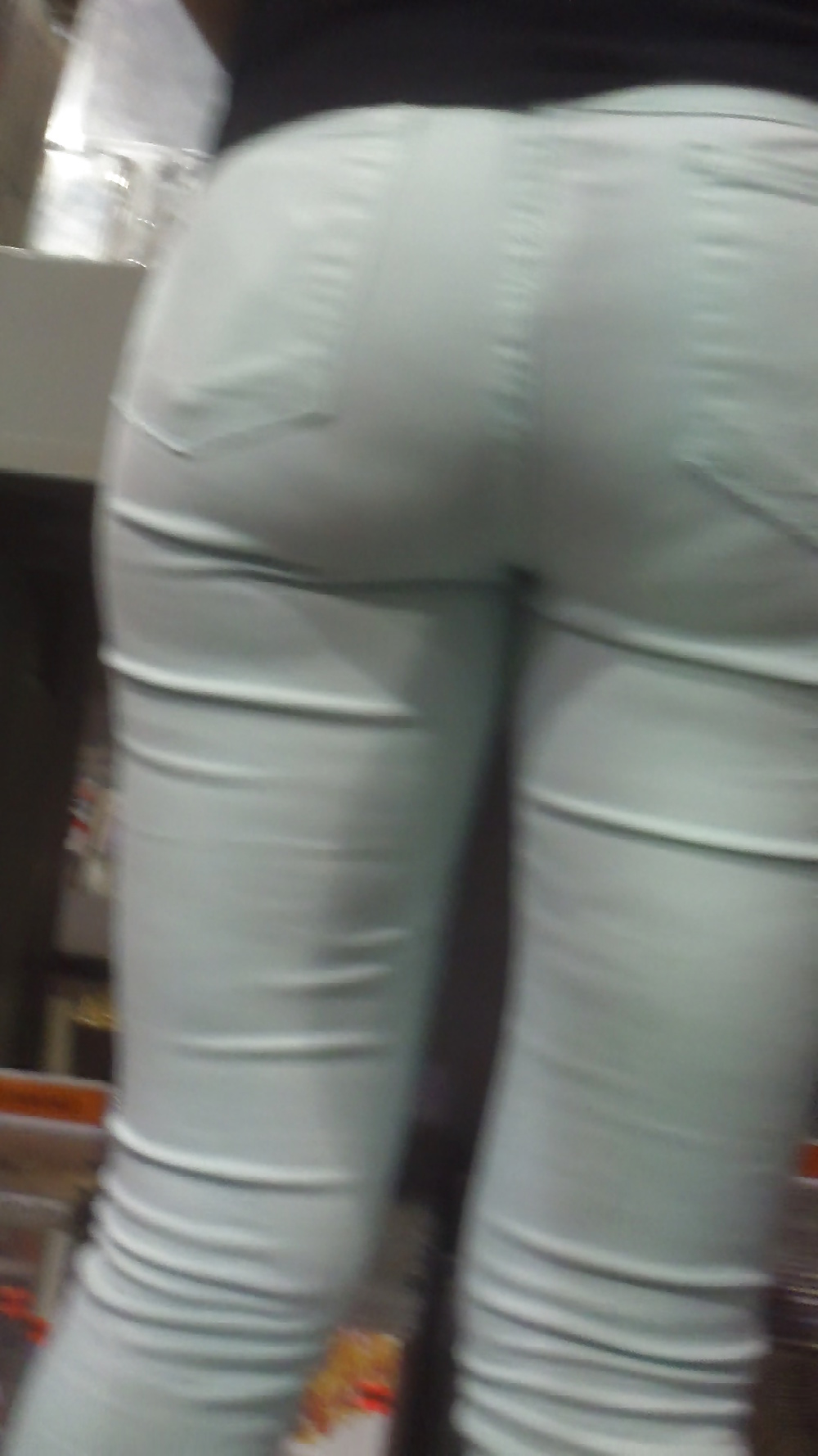 Big juicy teen ass & butt in jeans #32682053