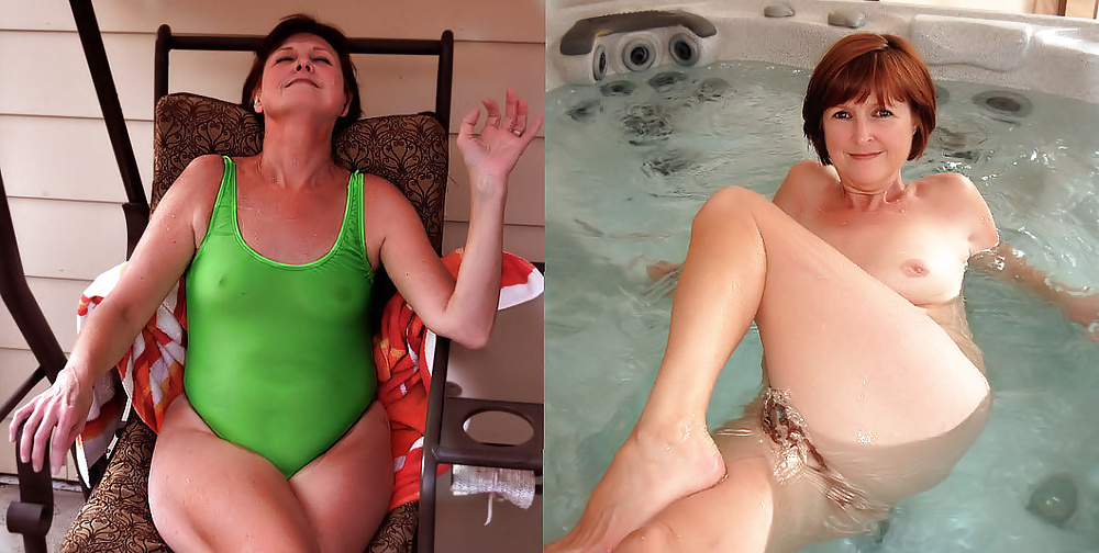 Echte Amateur Hausfrauen - Badeanzug Dann Nackt 5 #32756204