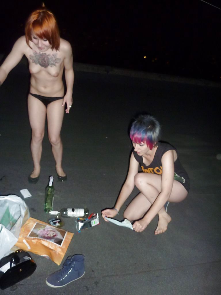 3 emo slags party naked #26148552