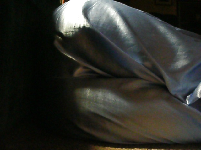 White Girl Satin Ass