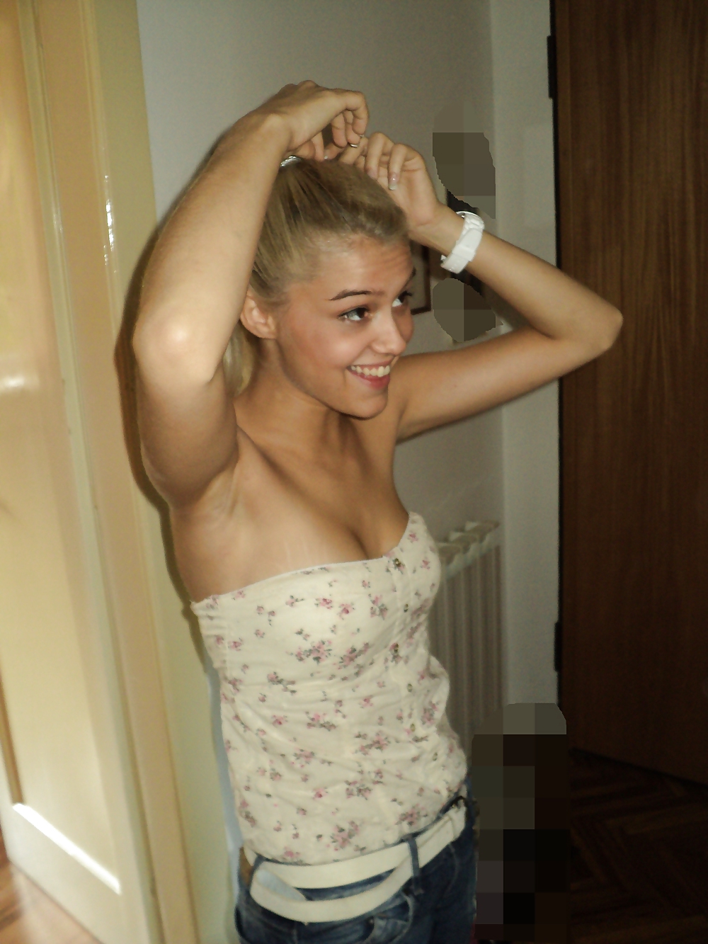 Perfect Blonde Teen Girl #24373686