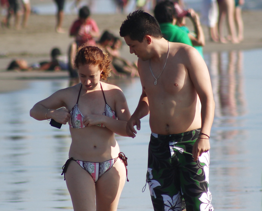 Couple on the beach (voyeur vacation) #35513421