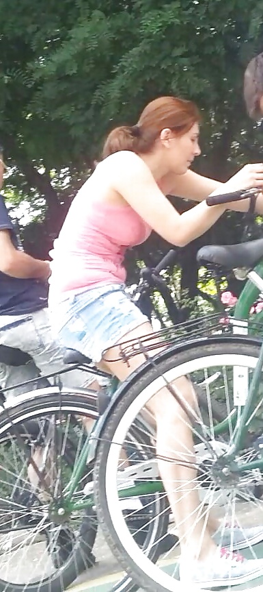 Spy girls on bicycles romanian #27904613